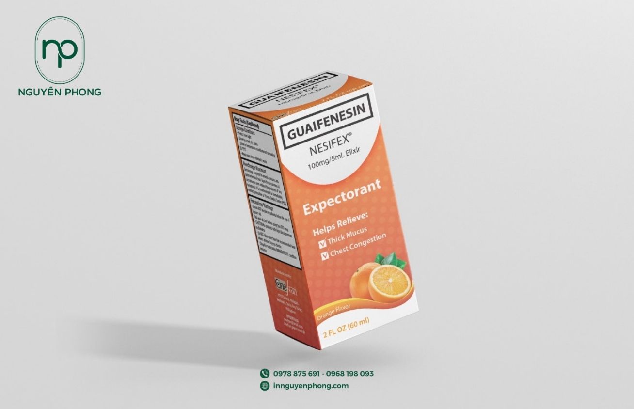 Mẫu hộp ivory đựng siro giá rẻ